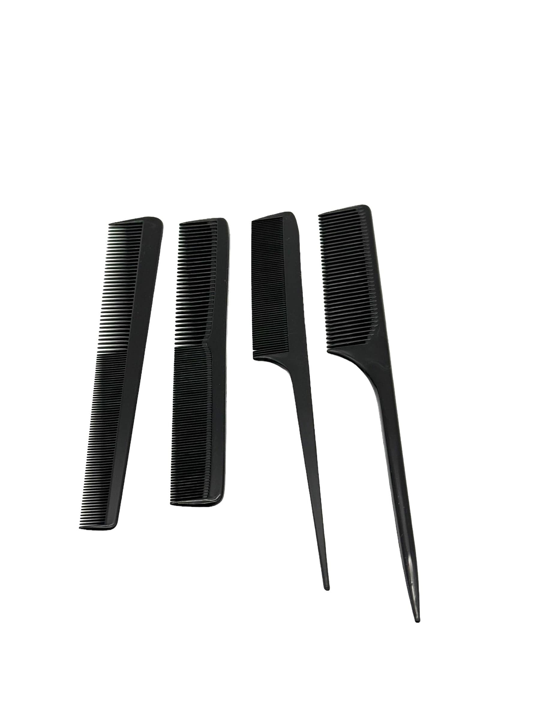 Hair Brush & Combs Pro Styling Kit Black 10 pc Hair Combs