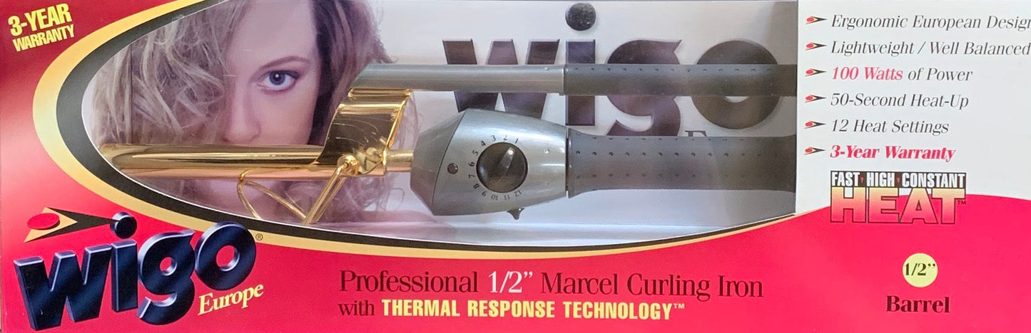 Hair Curling Irons Marcel 24k gold plated barrel Curling Irons