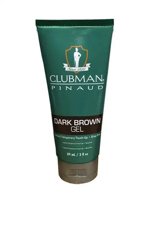 Hair Gel Men Clubman Temporary Color Dark Brown Hair Gel