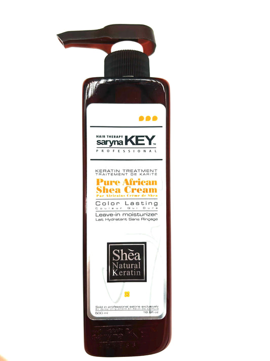 Hair Leave In Conditioner Saryna Key Pure African Color Lasting Shea Cream 16.9 oz Hair Care