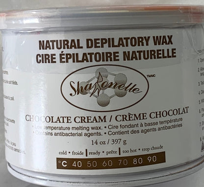 Hair Removal Wax Chocolate Cream Natural Depilatory 14oz Body Wax