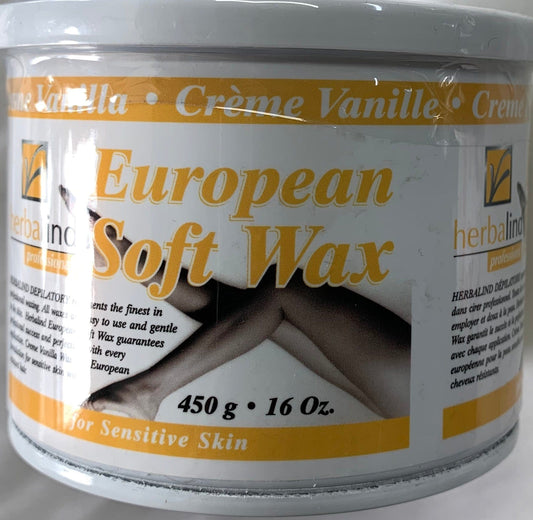 Hair Removal Wax Vanilla European Soft Wax 16 oz Body Wax