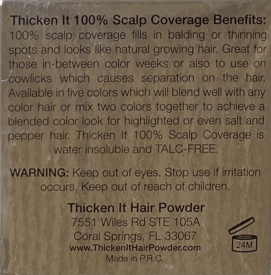 Hair Roots Touch Up Thicken It Powder Grey Coverage 0.32 oz