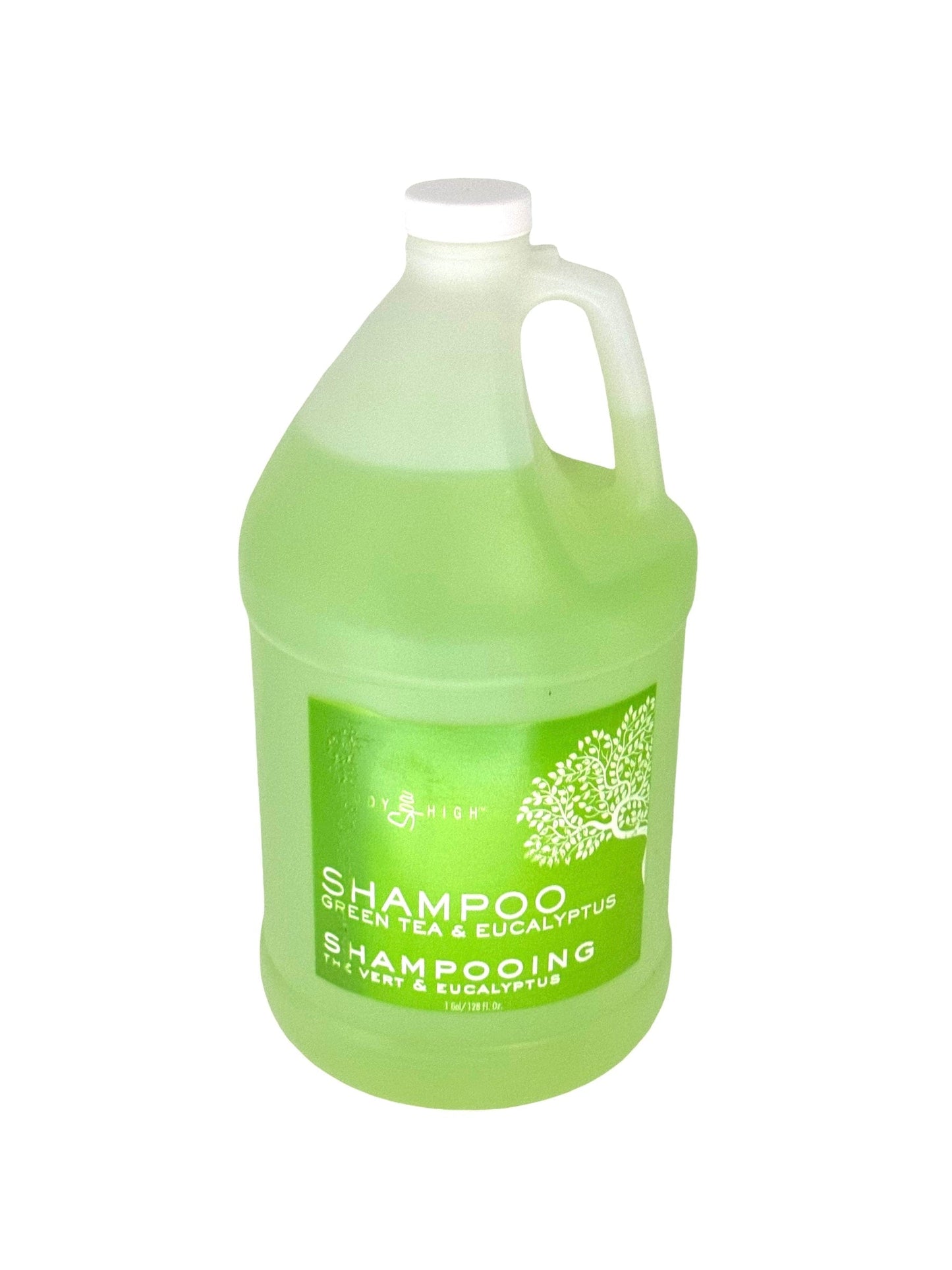 Hair Shampoo Green Tea & Eucalyptus Body Spa High 1 Gallon Shampoo