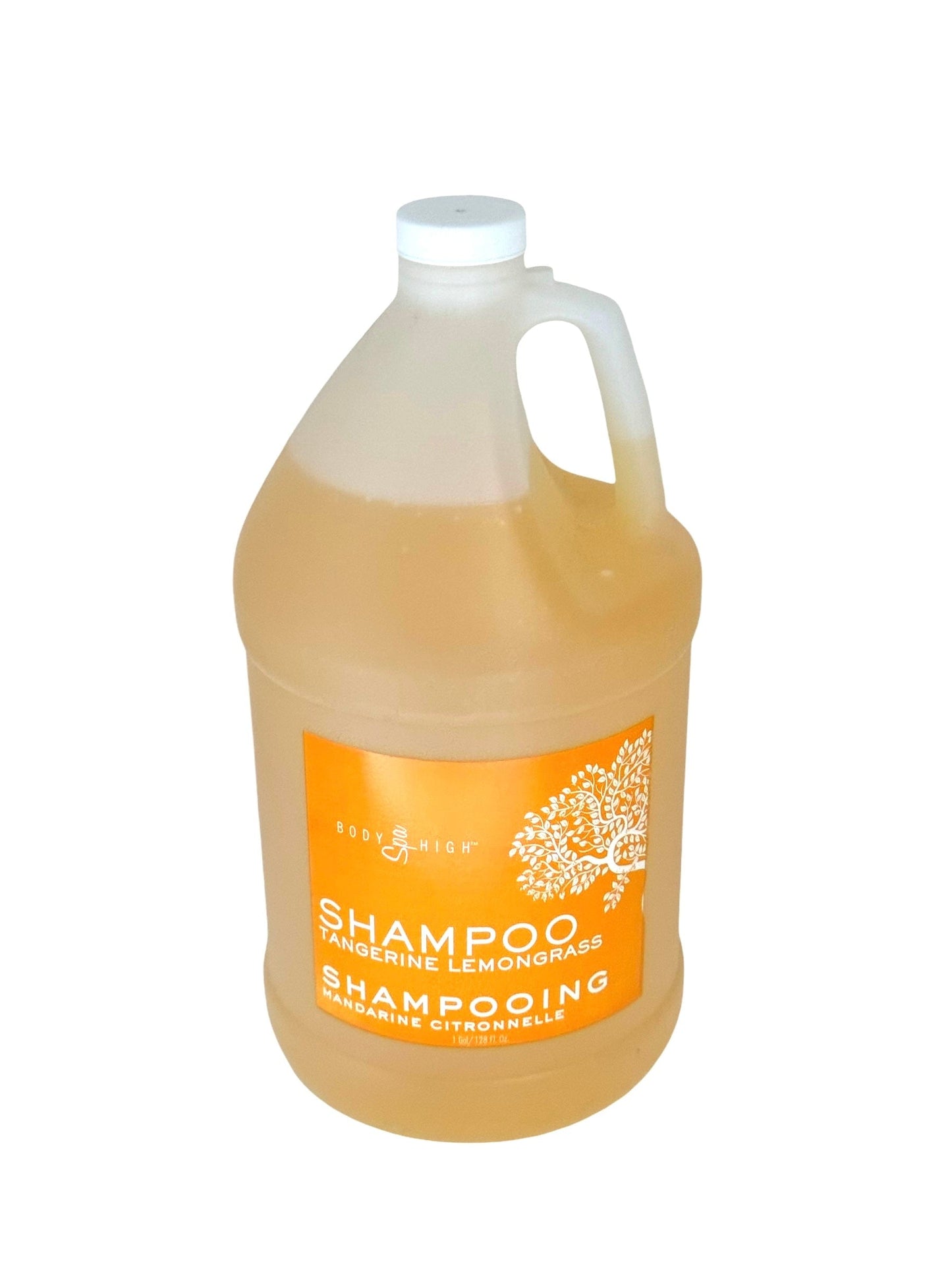 Hair Shampoo Tangerine Lemongrass Body Spa High 1 Gallon Hair Shampoo