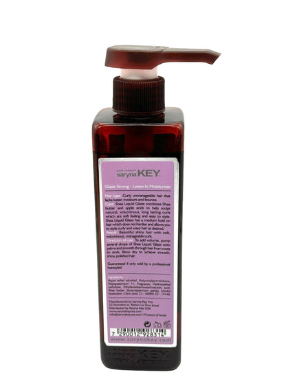 Curly Hair Oil Saryna Key Pure African Glaze Strong Serum Leave In Shea Oil 16.9 oz Hair Styling Products