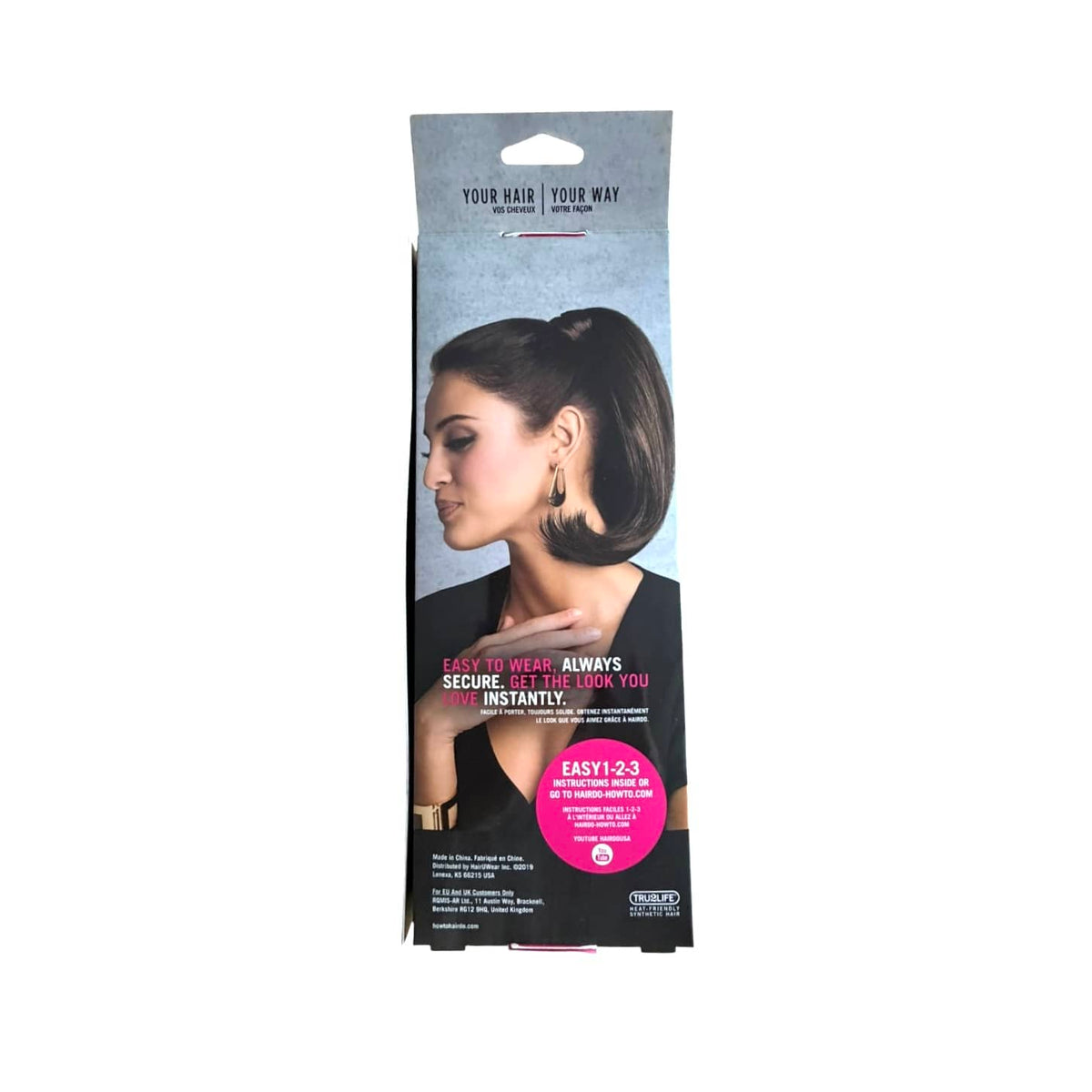 Ponytail Extension 12" Simply Straight Synthetic Hair Wrap Around Hair Extensions
