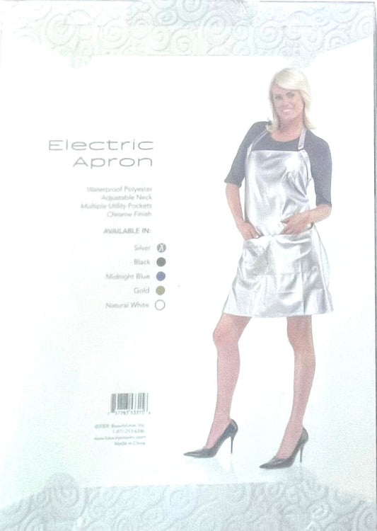 Hairdresser Apron Silver Electric Chrome Finish