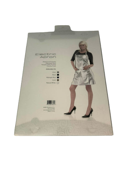 Hairdresser Apron Silver Electric Chrome Finish Aprons