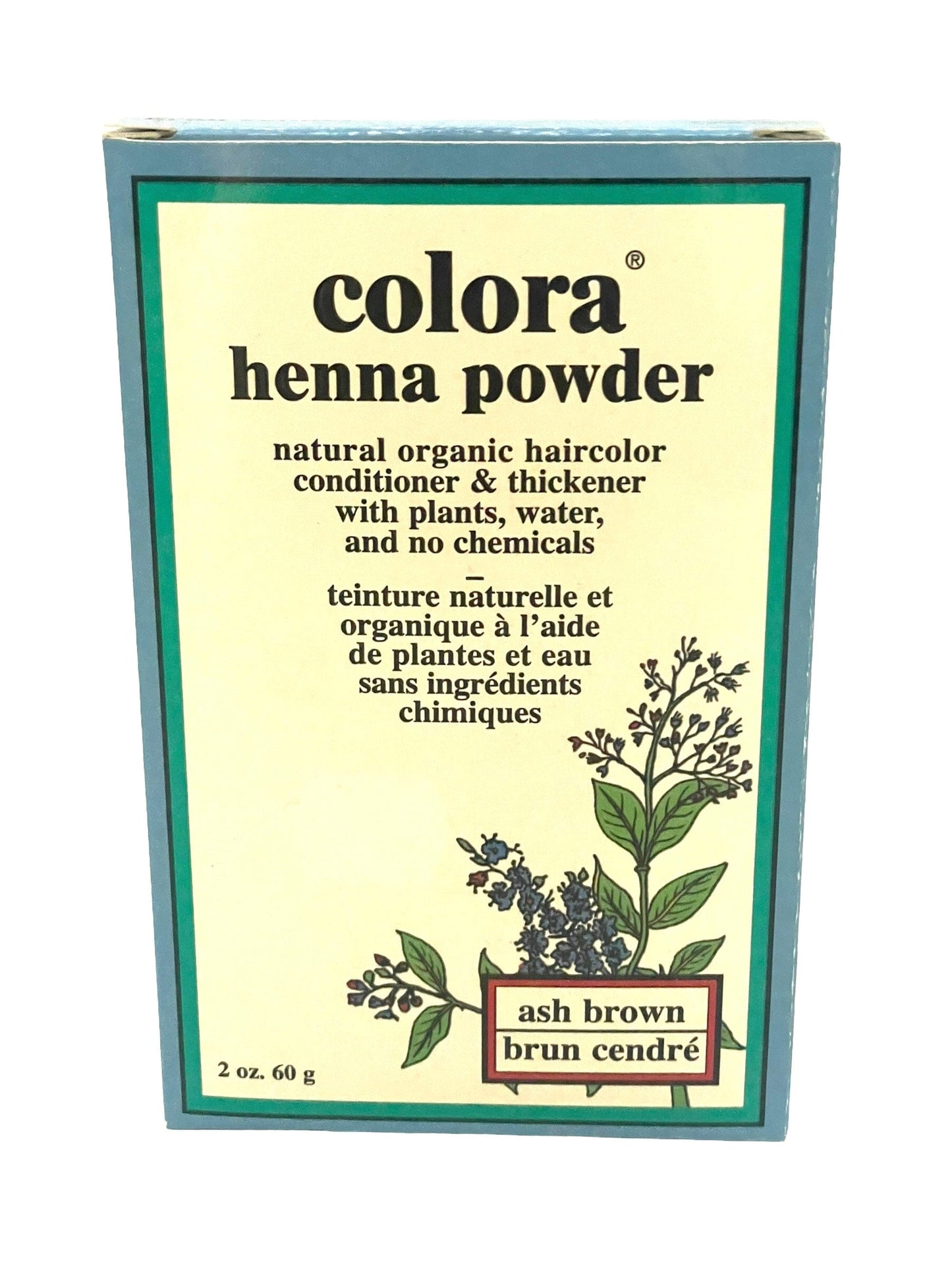 Henna Hair Dye Powder Ash Brown 2 oz Hair Color