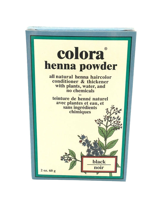 Henna Hair Dye Powder Black 2 oz Hair Color