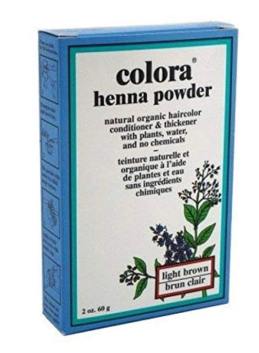 Henna Hair Dye Powder Light Brown 2 oz Hair Color