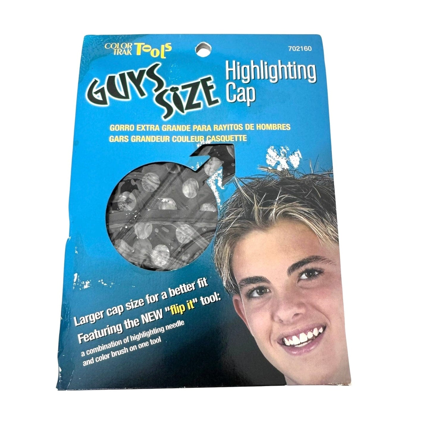 Highlighting Cap Guys Size With Flip It Tool 1pk Hair Cap