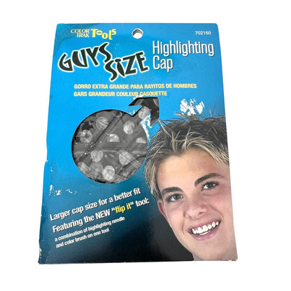 Highlighting Cap Guys Size With Flip It Tool 1pk Hair Cap