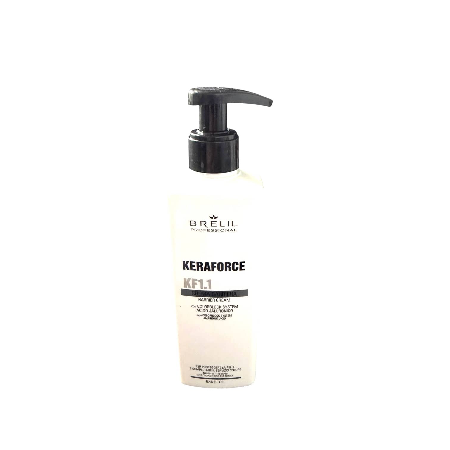 Color Block System KF1.1 Protective Barrier Cream Keraforce Brelil Professional 8.45oz