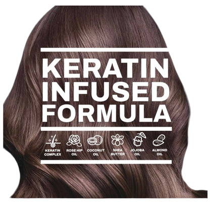 Keracolor Espresso Color Shampoo + Clenditioner 12oz 2 In 1 Shampoo & Conditioner