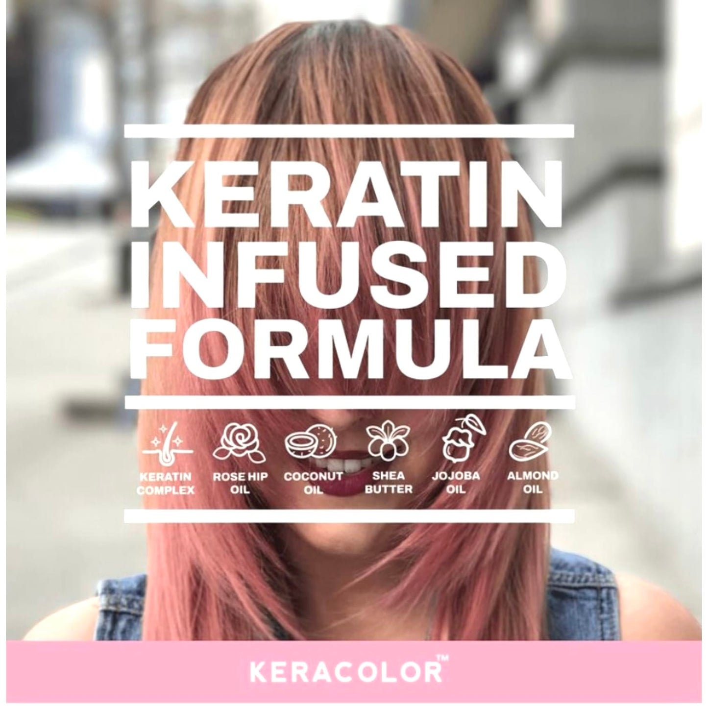 Keracolor Light Pink Color Shampoo + Clenditioner 12oz Shampoo & Conditioner