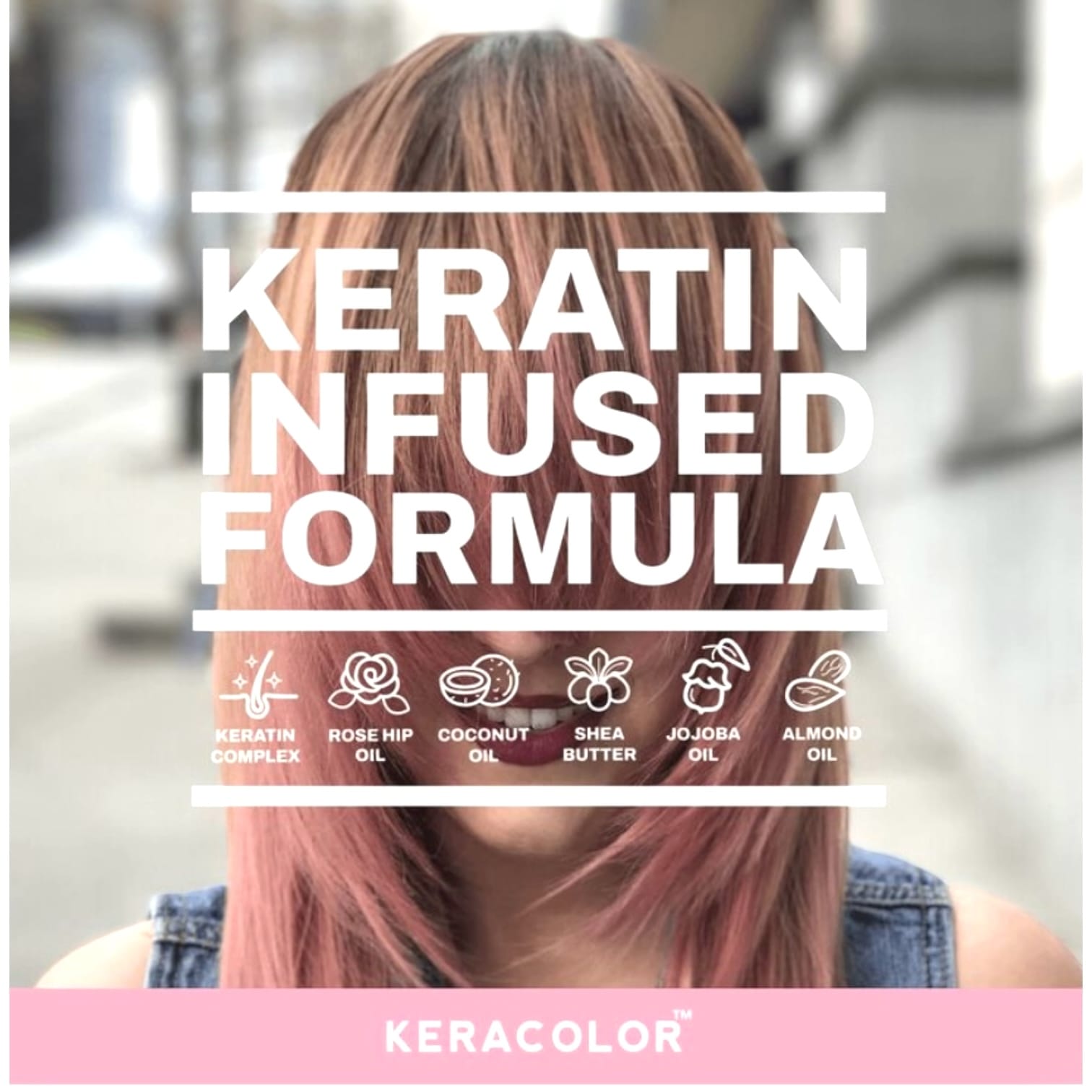 Keracolor Light Pink Color Shampoo + Clenditioner 12oz Shampoo & Conditioner