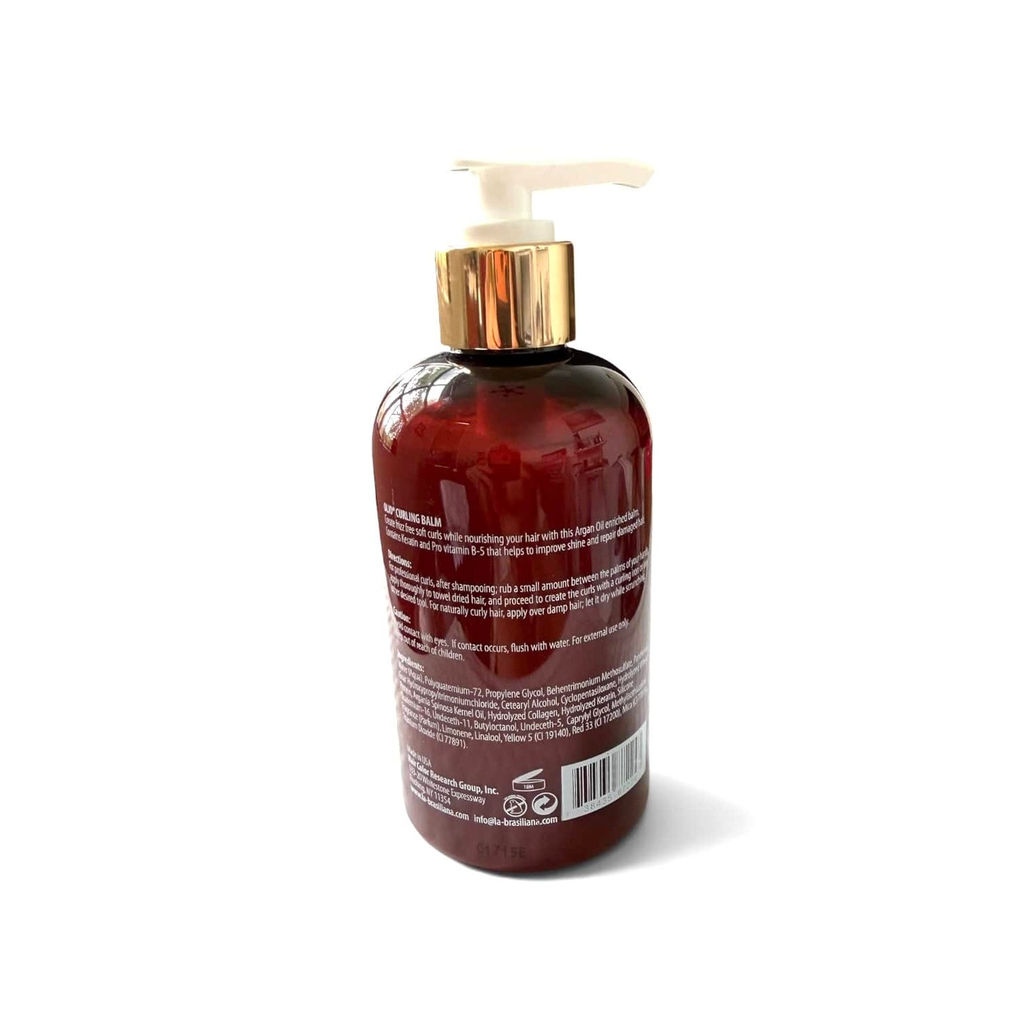 Labrasiliana Olio Di Morocco Argon Oil Curling Balm Leave In 8.45oz Curling Cream