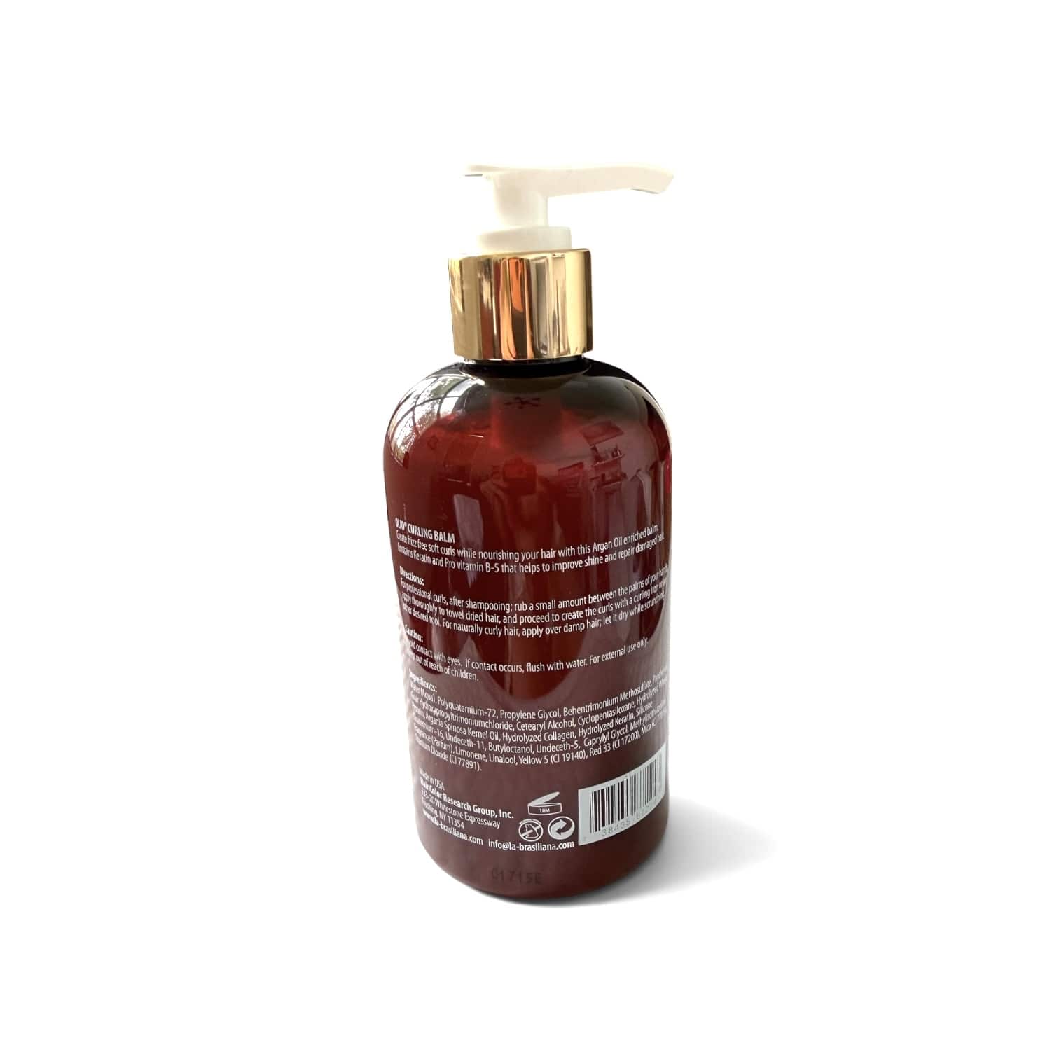Labrasiliana Olio Di Morocco Argon Oil Curling Balm Leave In 8.45oz Curling Cream