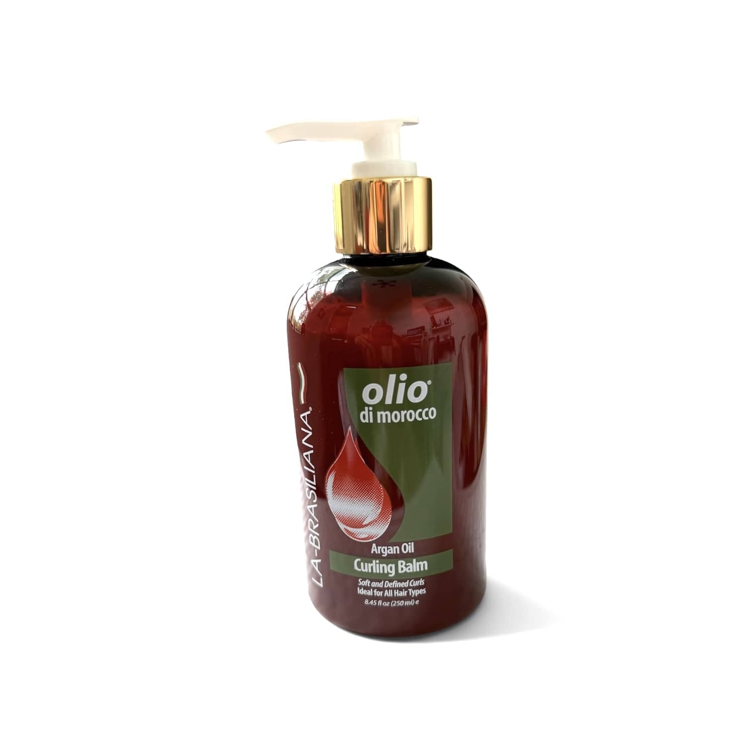 Labrasiliana Olio Di Morocco Argon Oil Curling Balm Leave In 8.45oz Curling Cream
