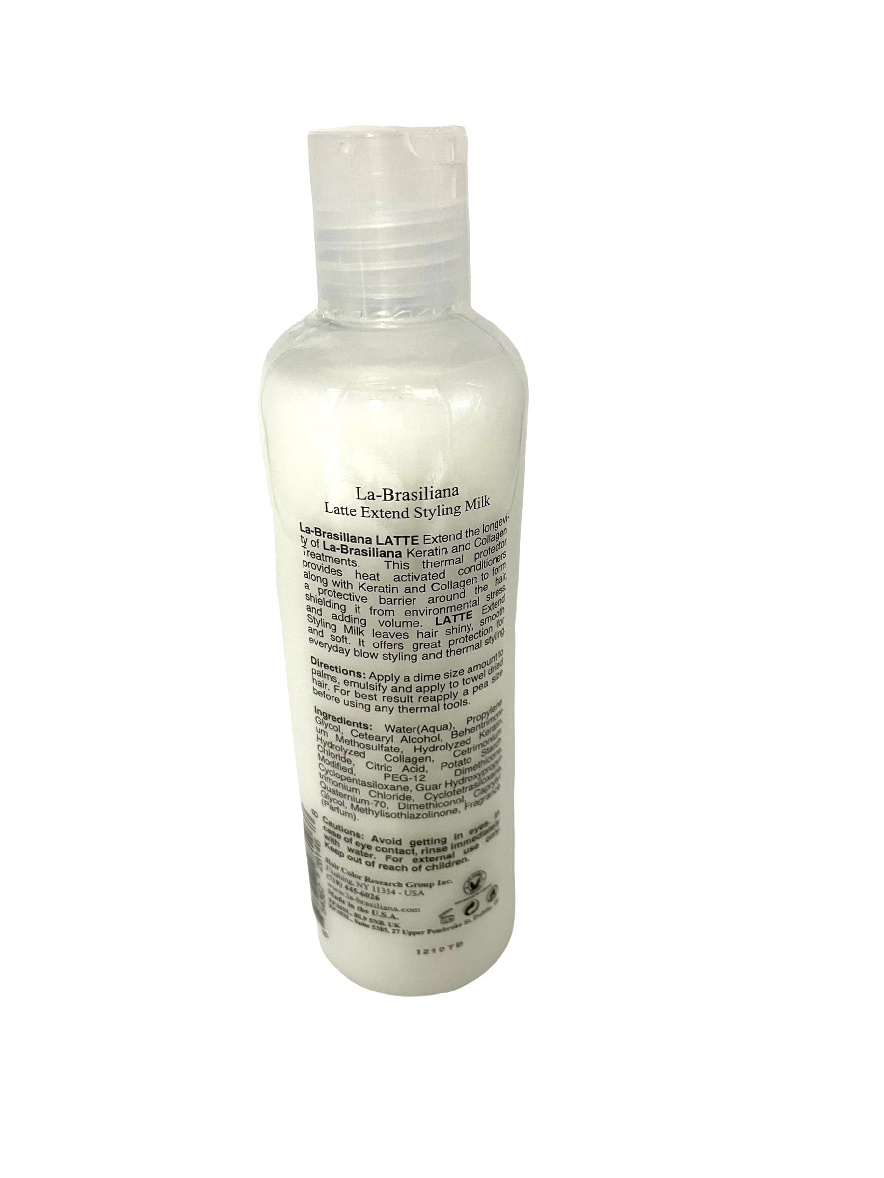 Labrasiliana Latte Extend Styling Milk & Thermal Protector 8.45 oz Hair Styling