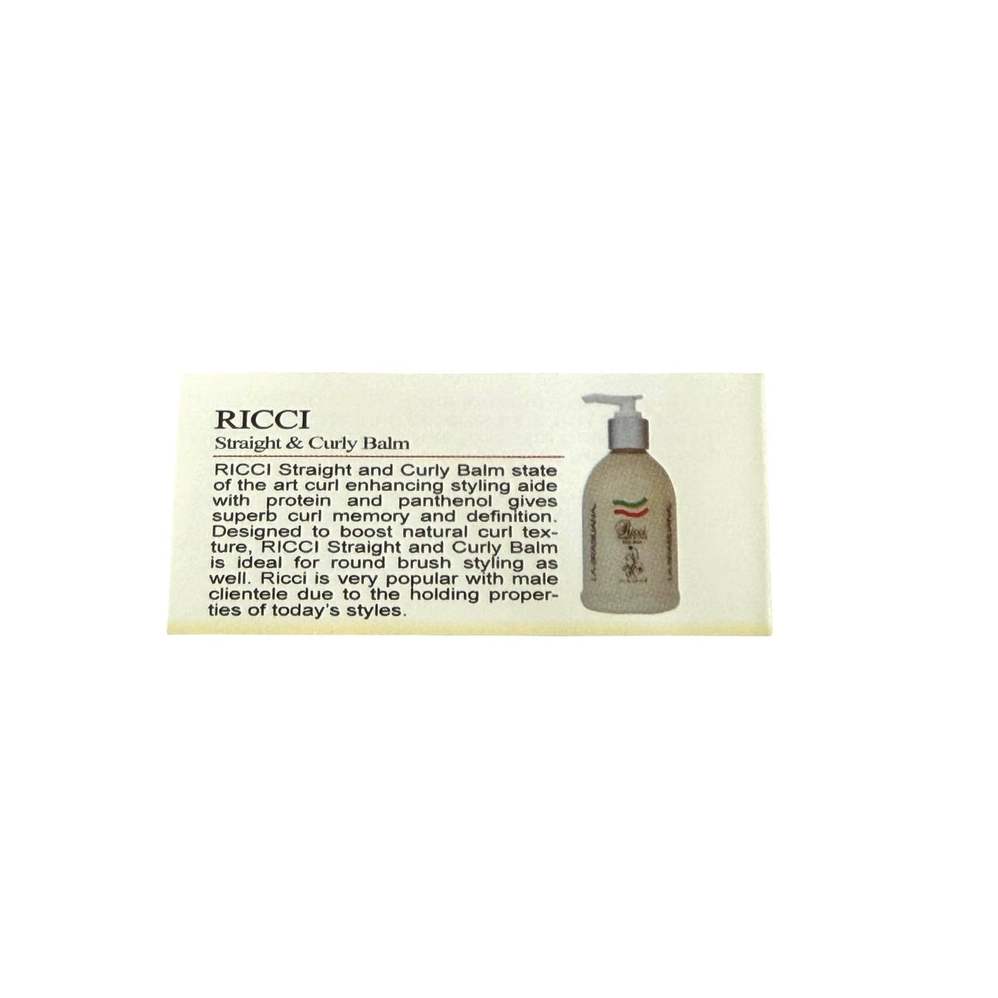 Labrasiliana Ricci Straight & Curly Hair Balm 2 Sizes Styling Cream
