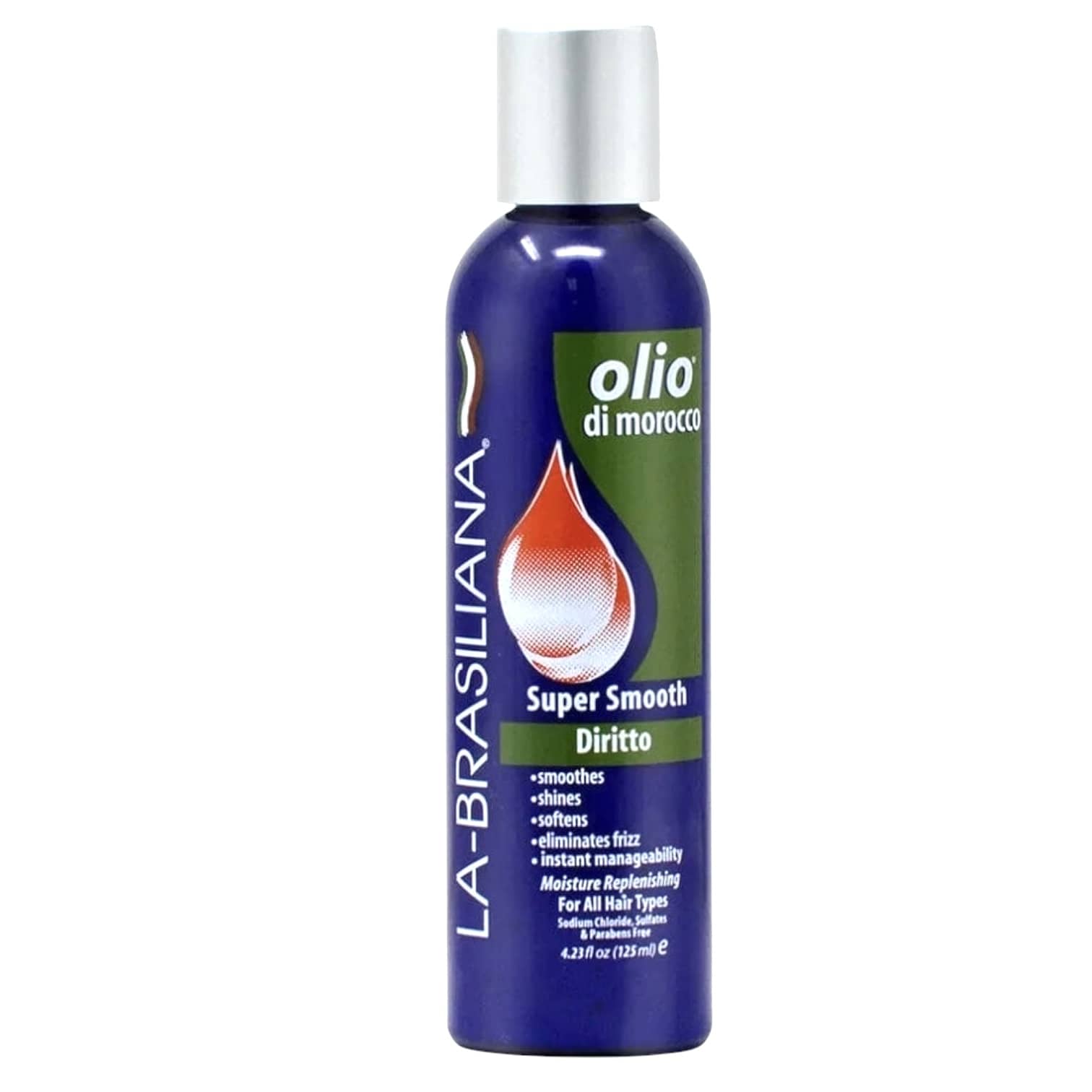 Labrasiliana Super Smooth Diritto Olio Di Morocco Keratin Treatment 4.23 oz Protein Treatment