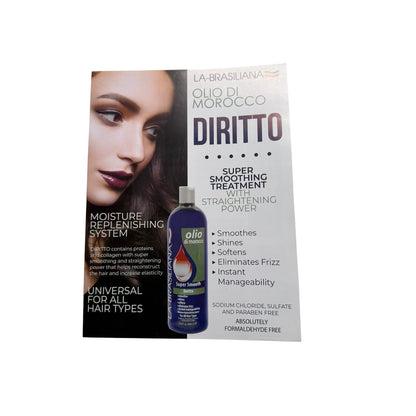 Labrasiliana Super Smooth Diritto Olio Di Morocco Keratin Treatment 4.23 oz Protein Treatment
