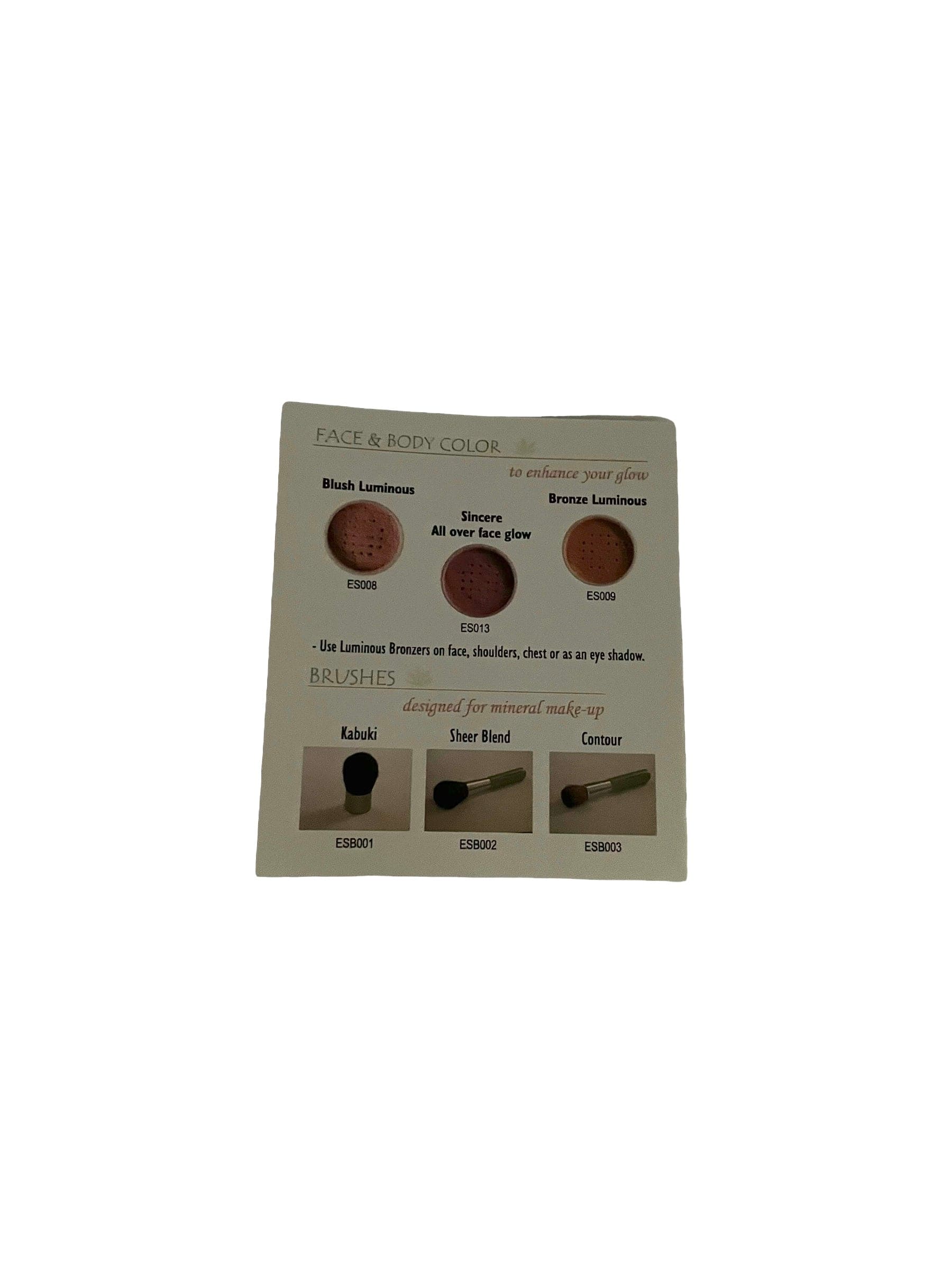 Makeup Brushes Earthly Body Collection Makeup brush