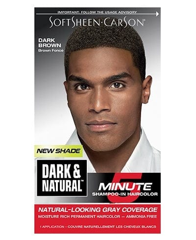 Men Minutes Shampoo Hair Color Dark & Natural Permanent