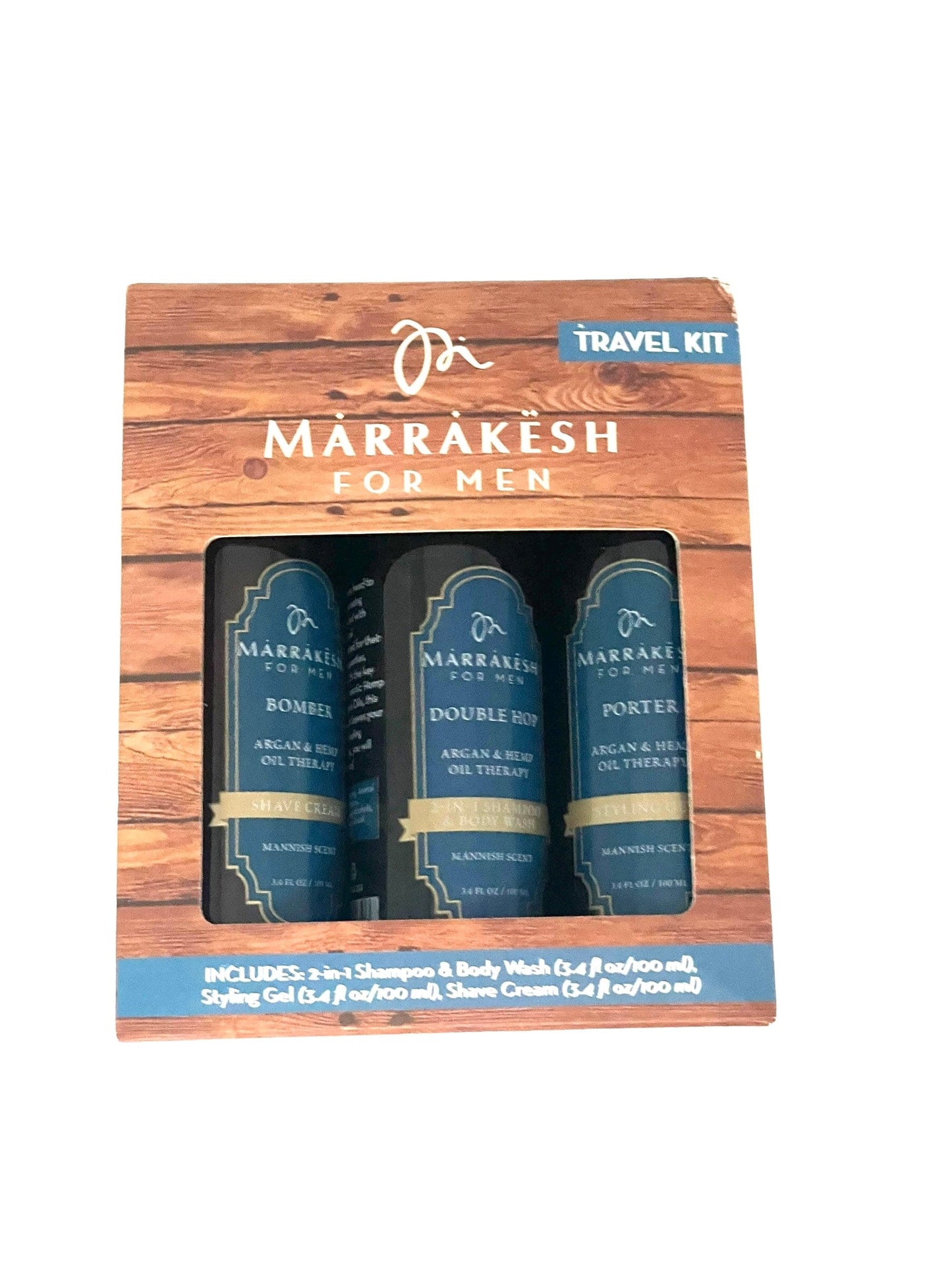 Men’s Shampoo, Body Wash & Gel Earthly Body Marrakesh Travel Kit Shampoo & Conditioner Sets