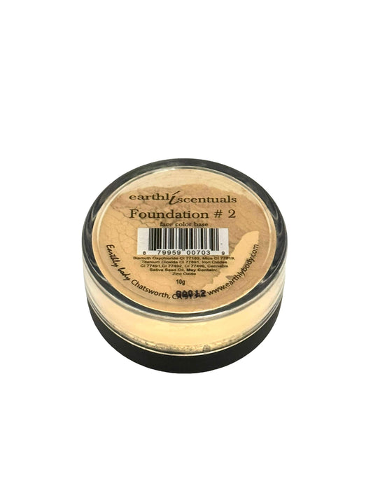 Mineral Makeup Foundation 2 Earthly Body Natural Earthly Scentuals 10gr Mineral