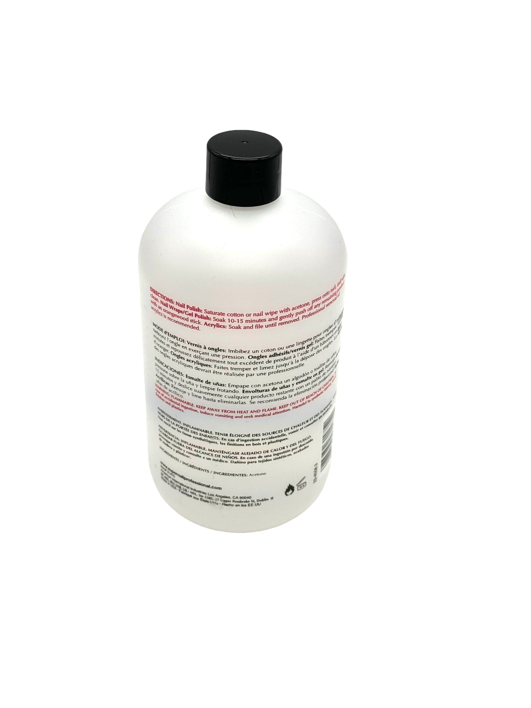 Nail Polish Remover Pure Acetone 16 oz Nail Polish Remover