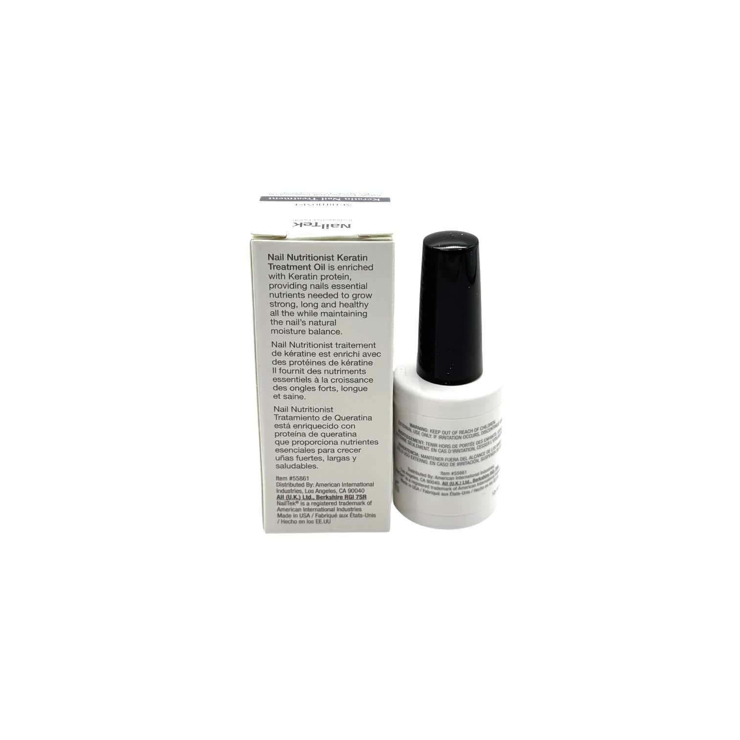 Nail Tek Nutritionist Keratin Oil Nail Treatment 0.5 oz Nail Care