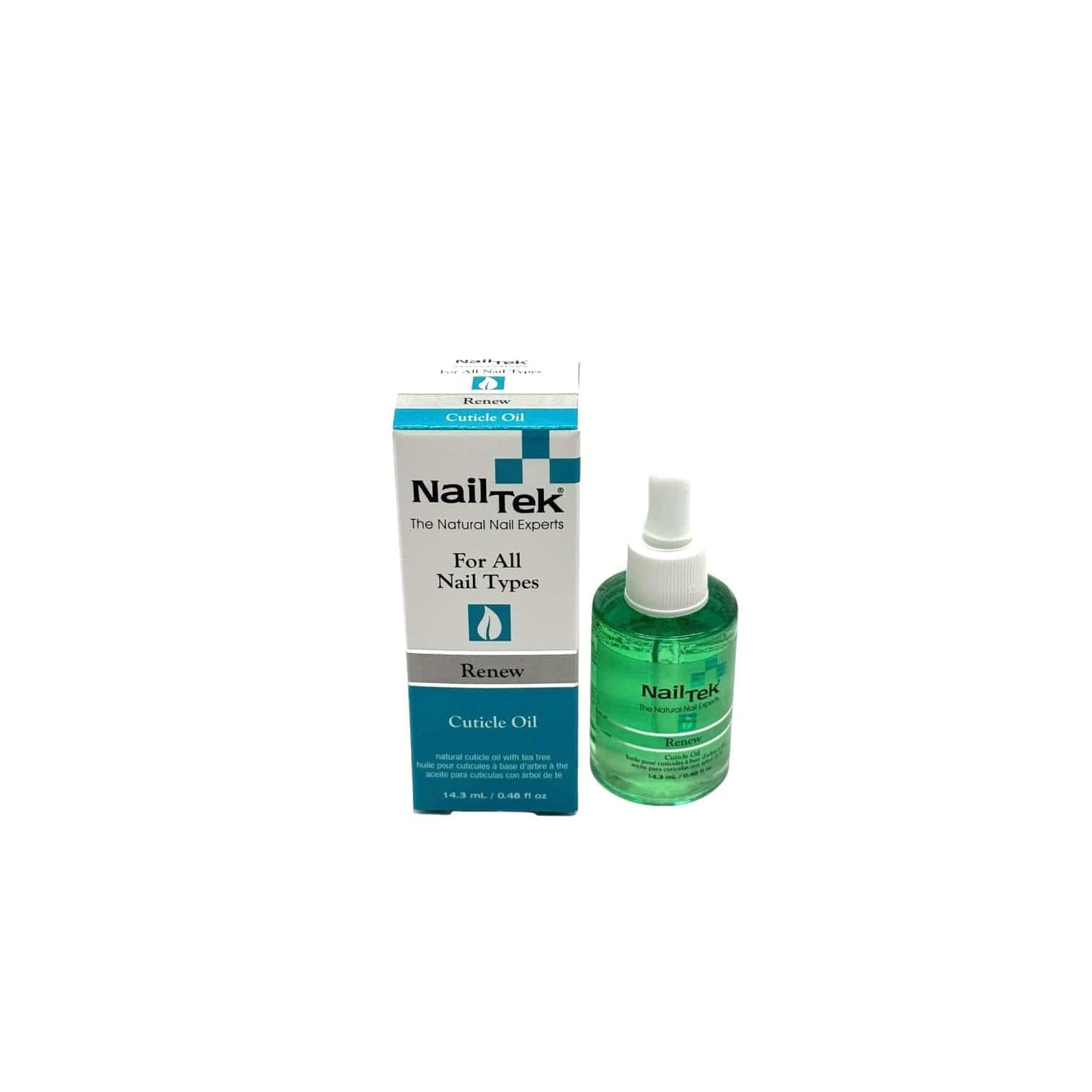 Nail Tek Renew Cuticle Tea Tree Oil All Nail Type 0.48 oz Nail Care