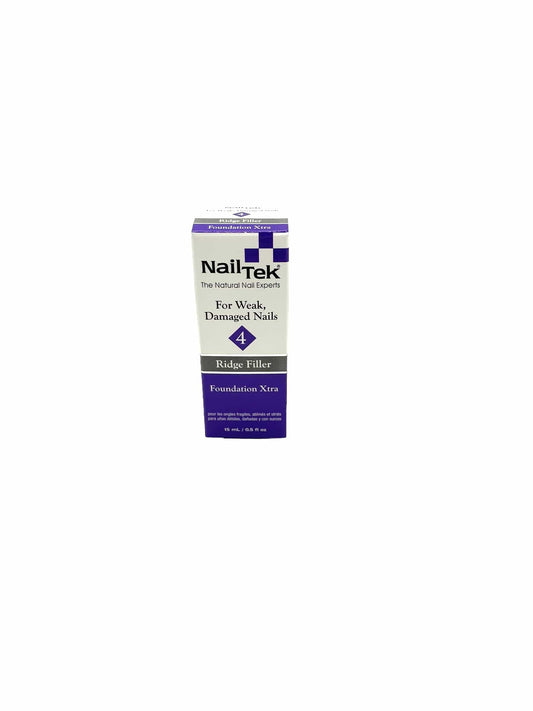 Nail Tek Ridge Filler 4 Foundation Xtra Weak, Damaged Nails 0.5 oz Nail Care