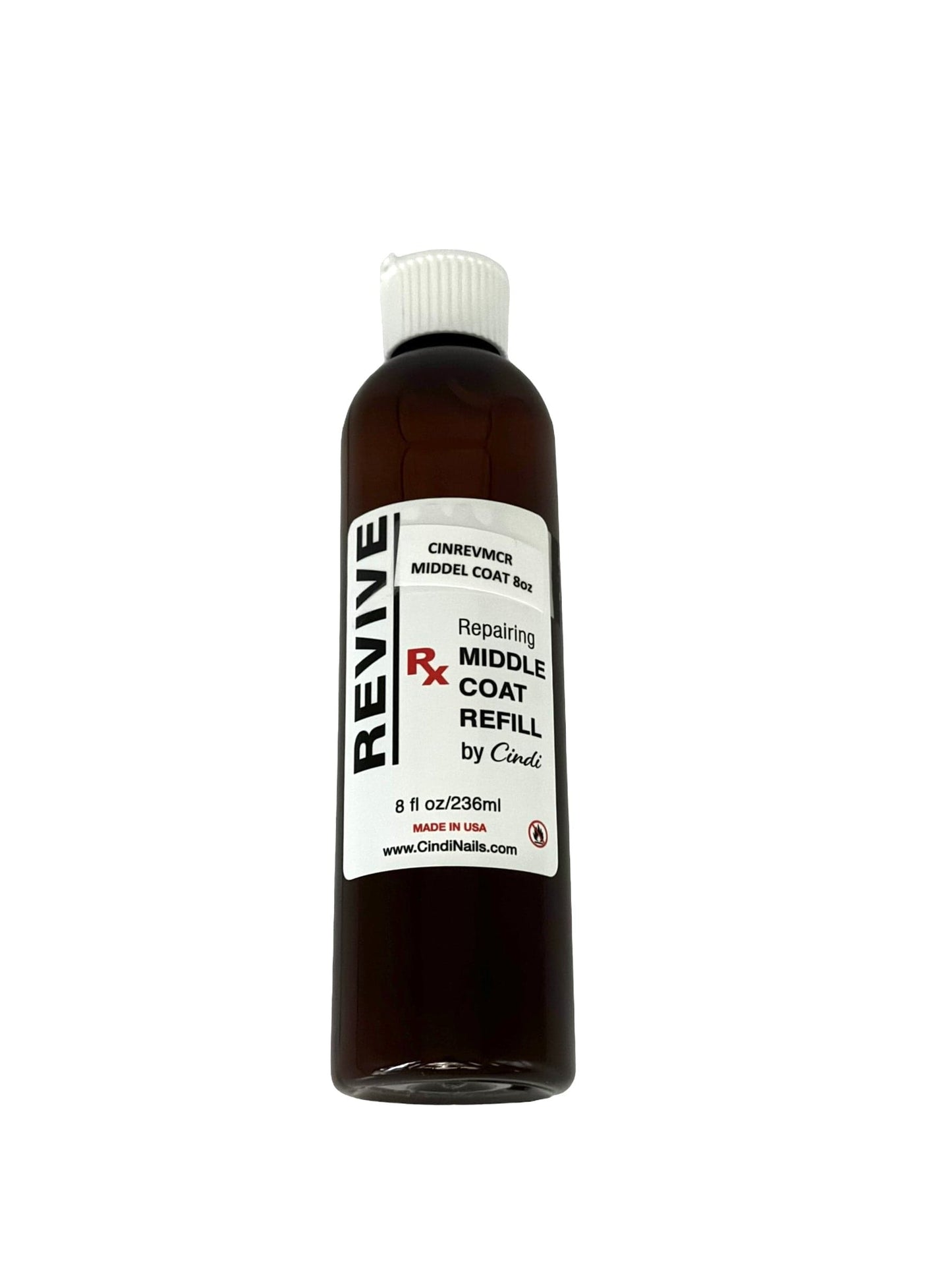 Nails Middle Coat Cindi Revive Refill 8oz Nail Care