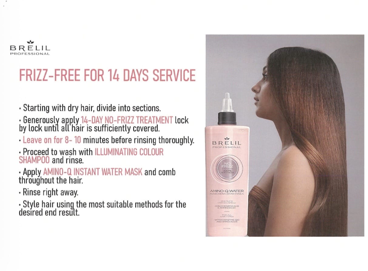 No Frizz Brelil 14 Days No Frizz Treatment All Hair Type 8.45oz/250ml