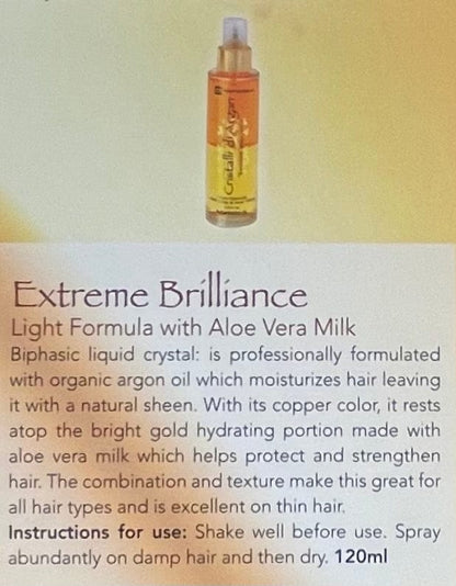 Organic Argan Hair Oil Cristalli Di Argan 1.69 oz Hair Oil