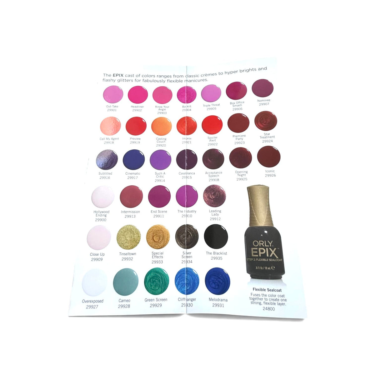 Orly Epix Nail Polish Collection 0.6oz Nail Polishes
