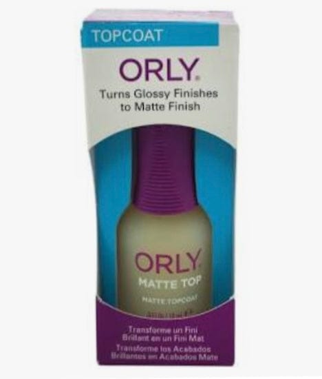 Orly Matte Topcoat 0.6 oz Nail Care
