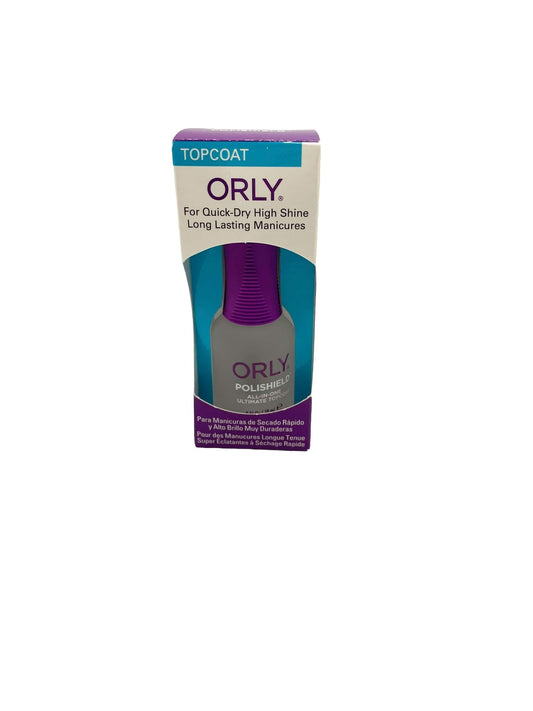 Orly Polishield Topcoat Quick Dry High Shine 0.6 oz Nail Care