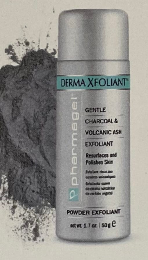 Pharmagel Derma Xfoliant Charcoal Volcanic Ash Powder 1.7 oz Face Exfoliant