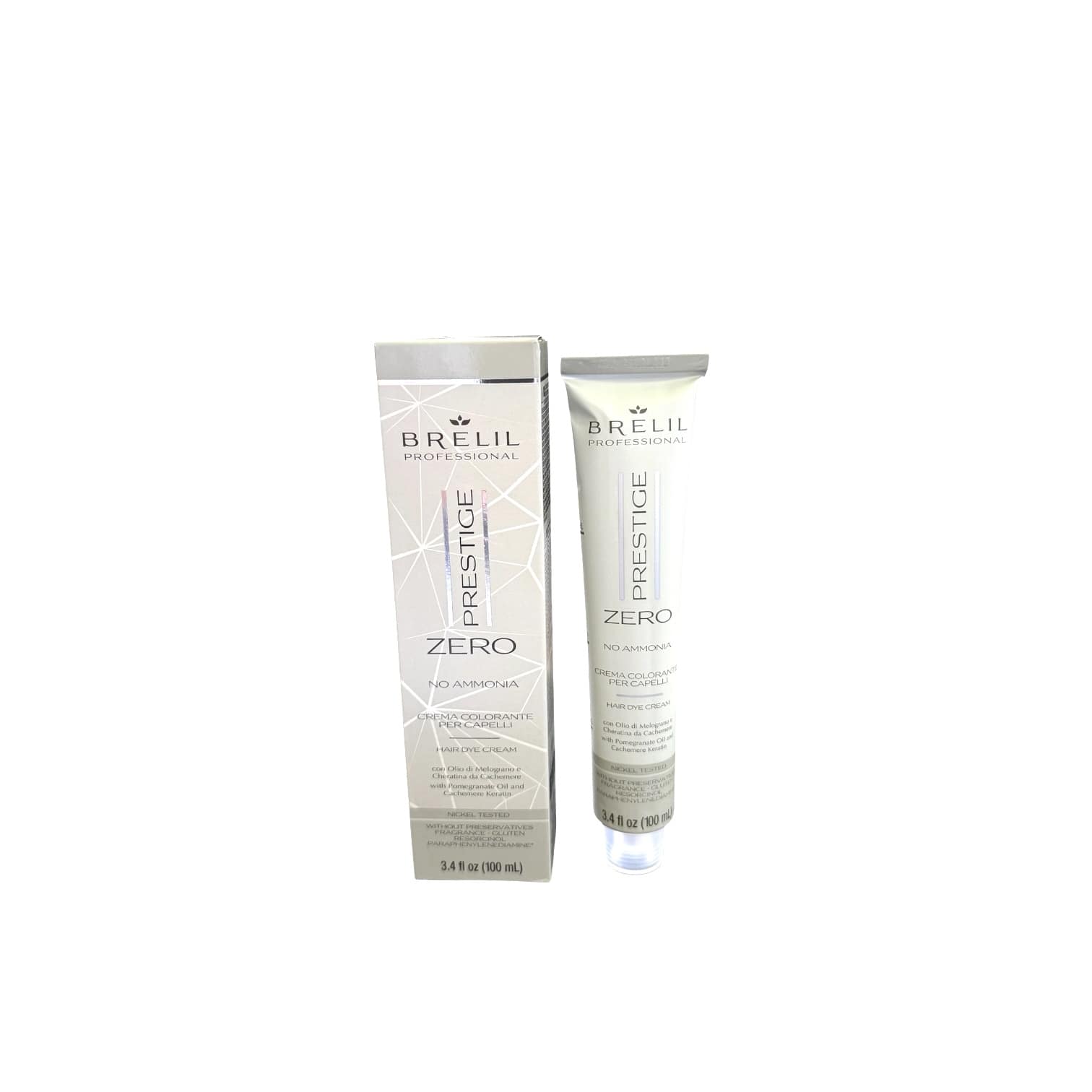 Prestige Zero FREE (PPD, Ammonia, Parabens & Gluten)  Permanent Hair Color 3.4oz/100mm