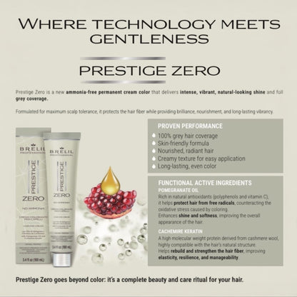 Prestige Zero PPD, Ammonia & Gluten Free Permanent Cream Color