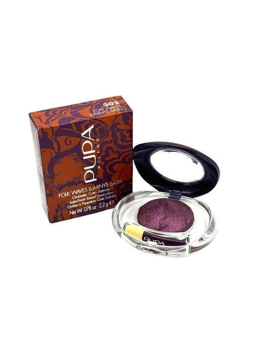 Pupa Milano Eyeshadow Folk Waves Purple Aubergine #302 Eye Shadow