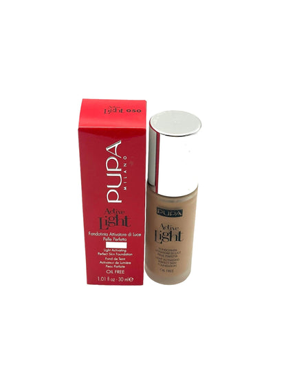 Pupa Milano Foundation Active Light Oil Free Golden Beige #050 Makeup