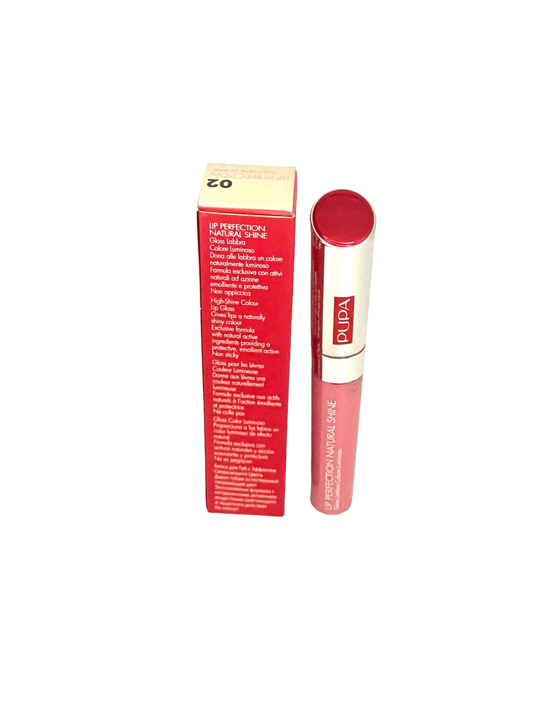 Pupa Milano Lip Gloss Perfection Natural Shine Baby Pink #02 Makeup