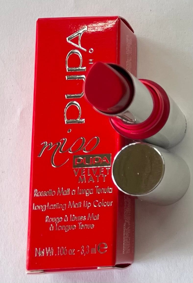 Pupa Milano Lipstick Miss Velvet Matt Red #400 Makeup